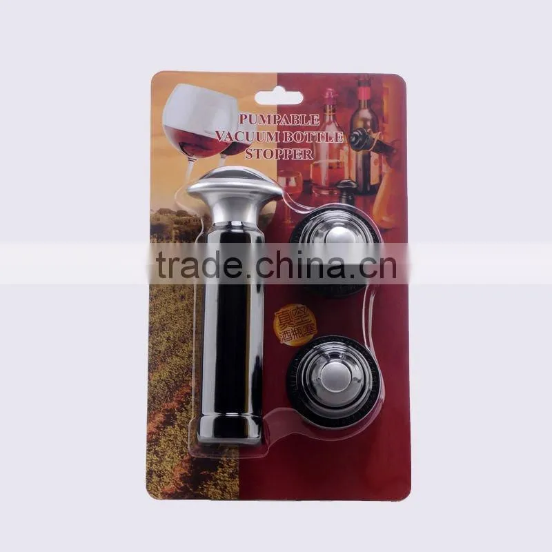Pumpable Vacuum Bottle wine Stopper for promotion