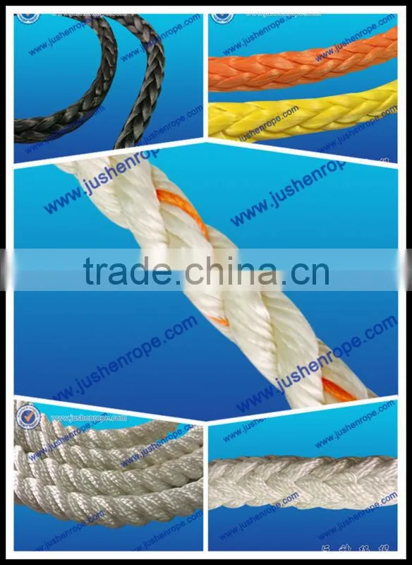 Alibaba china new products pp rope with steel core