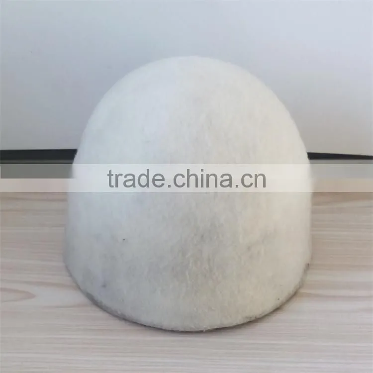 felt hat used for head form impact test of safty glazing