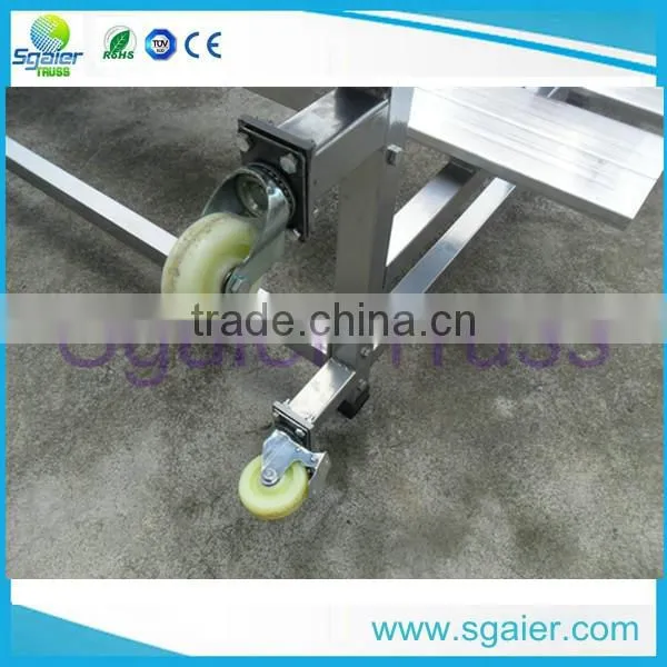 Theater Bleacher Plastic Seating system with wheels