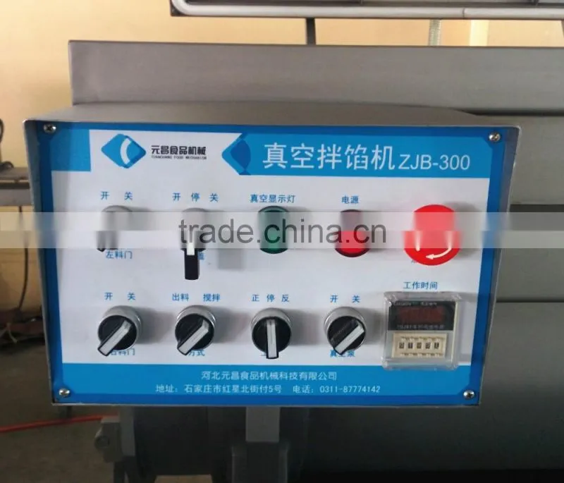 ZKJB-300 Vacuum Stainless Steel Meat Mixer Factory Price