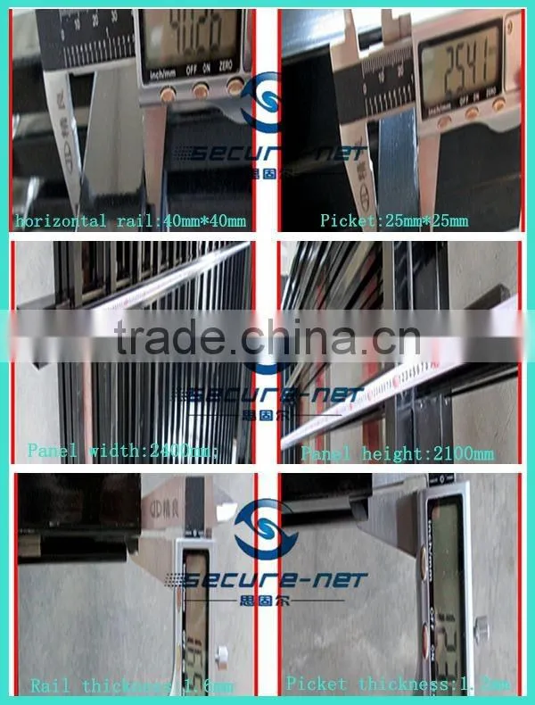 home decorate steel prefab fence panels for sale