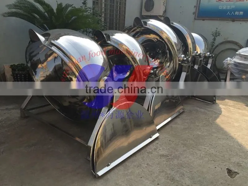 600L steam heating jacketed kettle tiltable jacketed heating pan