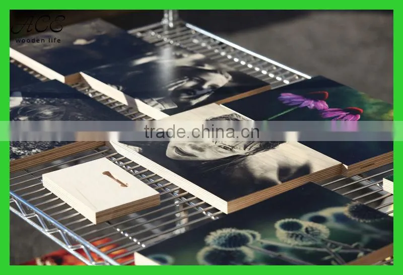 Photo prints on wood/UV printing on wood