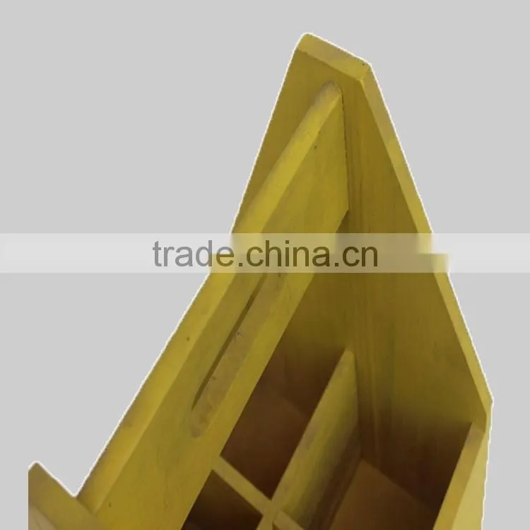 China Factory Supply pine/paulownia wooden wine box, christomas wood craft and gifts using for wine bucket