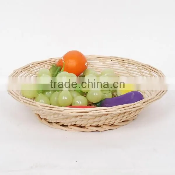 High Quality empty fruit basket with handles