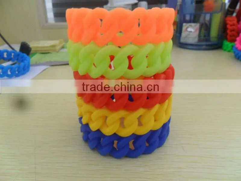 Hot Selling Heart Shaped silicone Bracelet