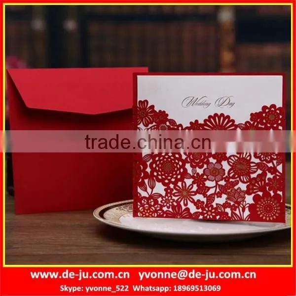 Design Customized All Ceremony Crad Wedding Invitation Embellishments