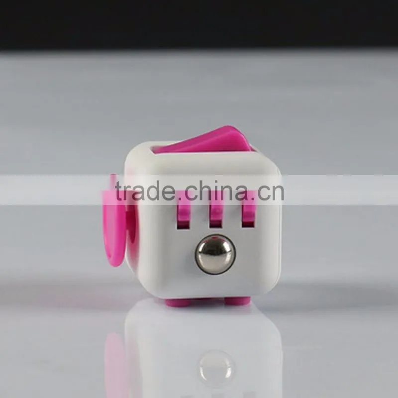 Cheaper Decompression Cube Smooth Button Desk Toy Kids $ adult for Killing Time Relieves Stress Fidget Cube