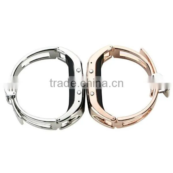 Stainless steel smart watch, sleep mornitoring smart bracelet, OLED screen bluetooth watch