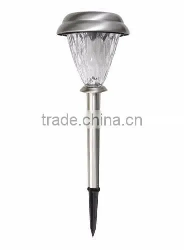 4PK Stainless Steel Solar Landscape Lawn Path Stake Light