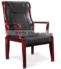 office wood chair vietnam conference chair leather wooden frame meeting room chair