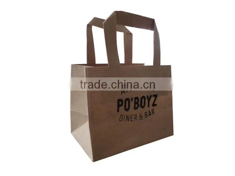 warp and weft paper beautiful recycle paper bag / good looking paper bag