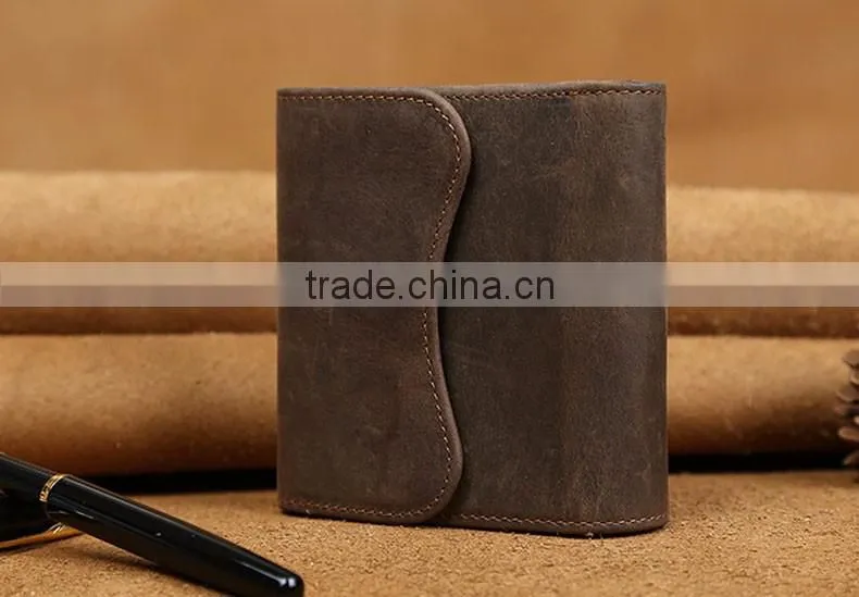 New Products cowhide Men Genuine Leather Wallet