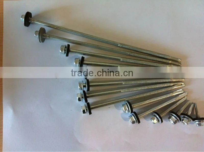 Hex Washer Head Self Drilling Screw With Bonded Washer