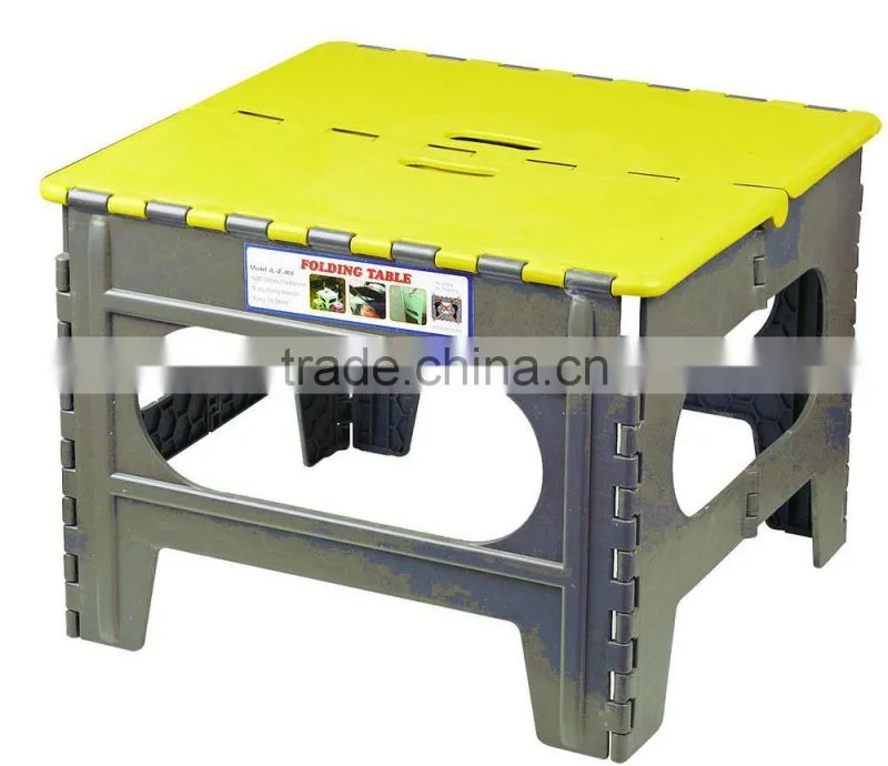hot sale storage plastic foldable step stool