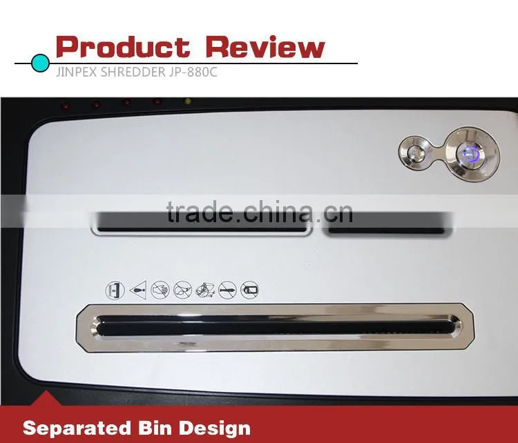 JP-886C Micro plastic Paper shredder for home and office equipment machine