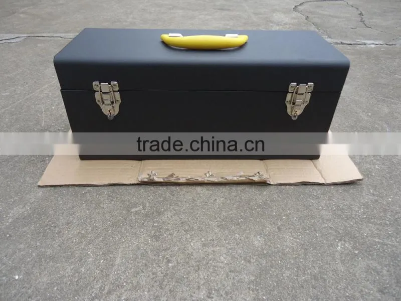 Top high quality Steel tool kit box with a tray inside