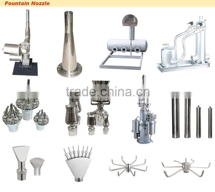 Wall waterfall fountain water print curtain CNC nozzle