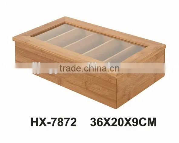 bamboo storage box of tea