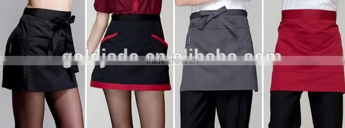 Custom Polycotton plain color cooking apron kitchen apron