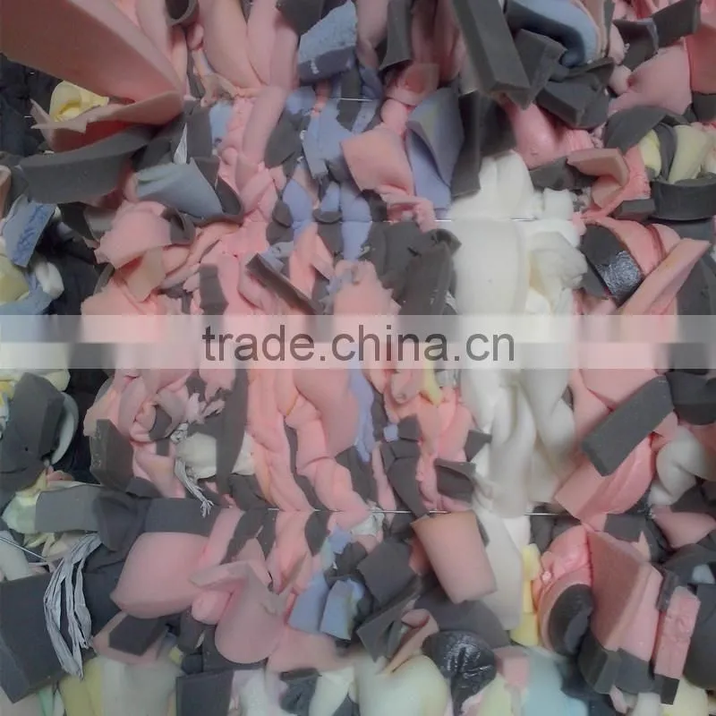 Waste/ old foam scrap PU foam scrap foam skin scrap leather foam scrap
