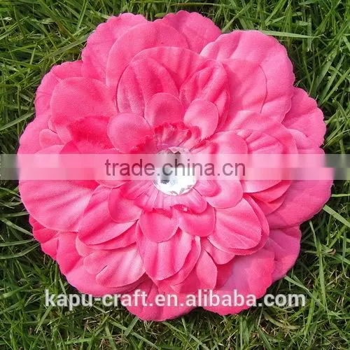 Cute handmade artificial peony flower hair clip
