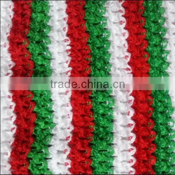 2014 New kids green with red with white chiffon fluffy tutu skirt girl tutu party dress set baby girl christmas clothes