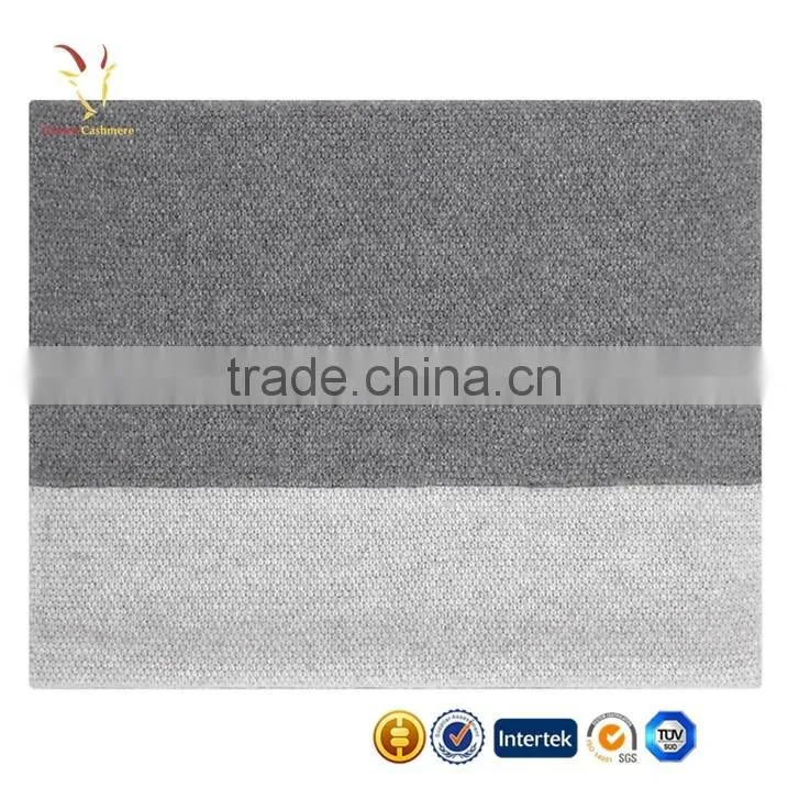 Girl Colorful Grey White Knitted Neck Tube Head Cashmere Scarf