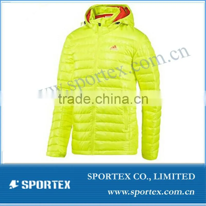 Women's Down Jacket yellow Super lightweight Outdoor JkT warm hooded