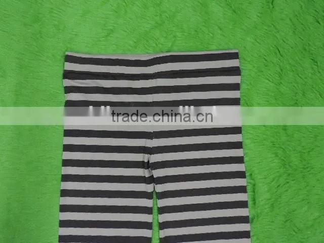 womans yoga pants stripe ruffle pants loose cotton trousers