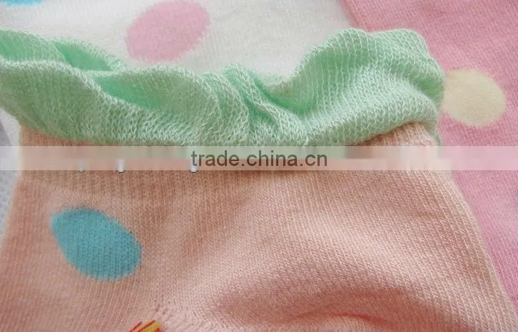New Tip Top Promotion Fashion Bamboo Fiber Sweetheart Princess Gothic Cotton Chain Tied Lace Cute Big Dots Women Socks