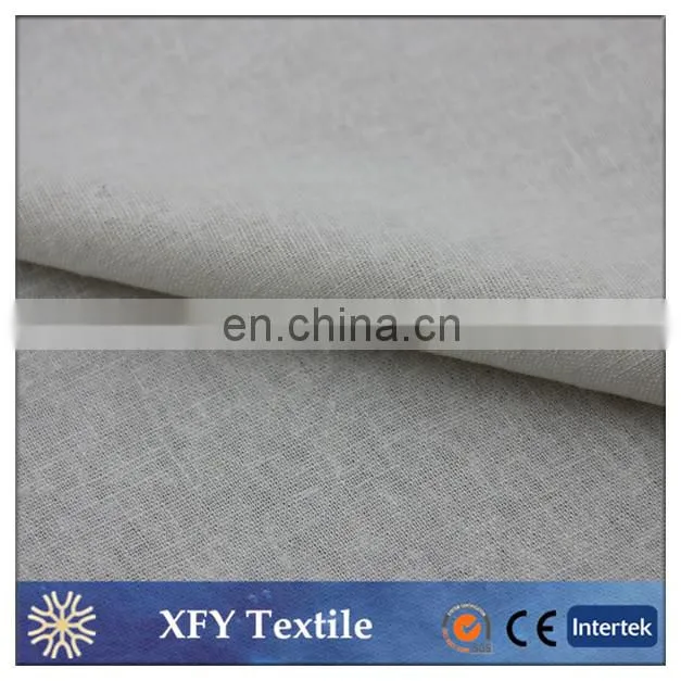 Made in keqiao dyed viscose linen textile fabric