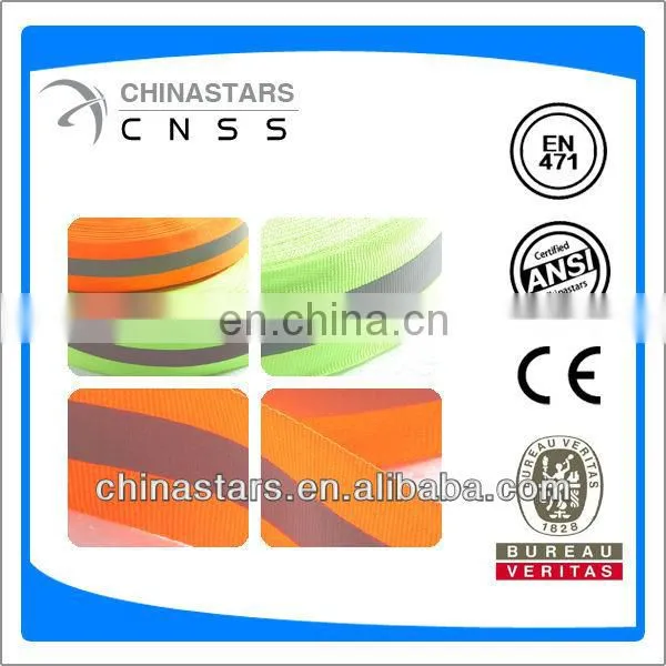 polyester reflective webbing tape for bags
