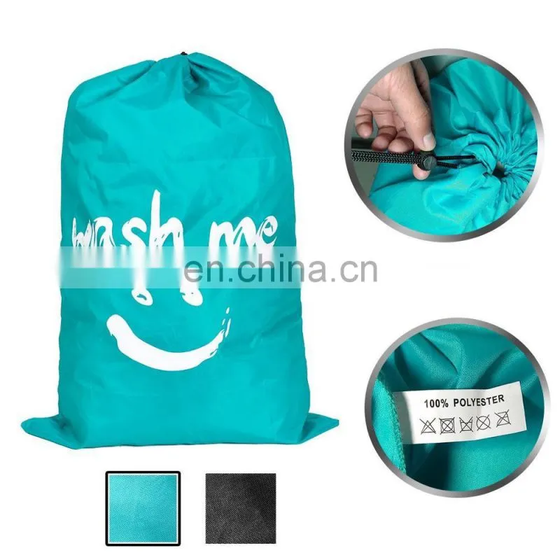 Handy Laundry 30" x 40" Navy 200 Nylon Bag Denier nylon drawstring bag waterproof drawstring bag pu waterproof drawstring bag