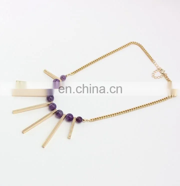 Wholesale Cheap Raw Amethyst Mala Necklace