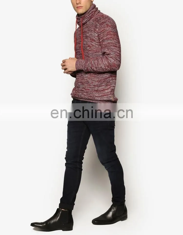 Latest men's shrug cashmere wool turtleneck sweater designs for men christmas sweaters winter