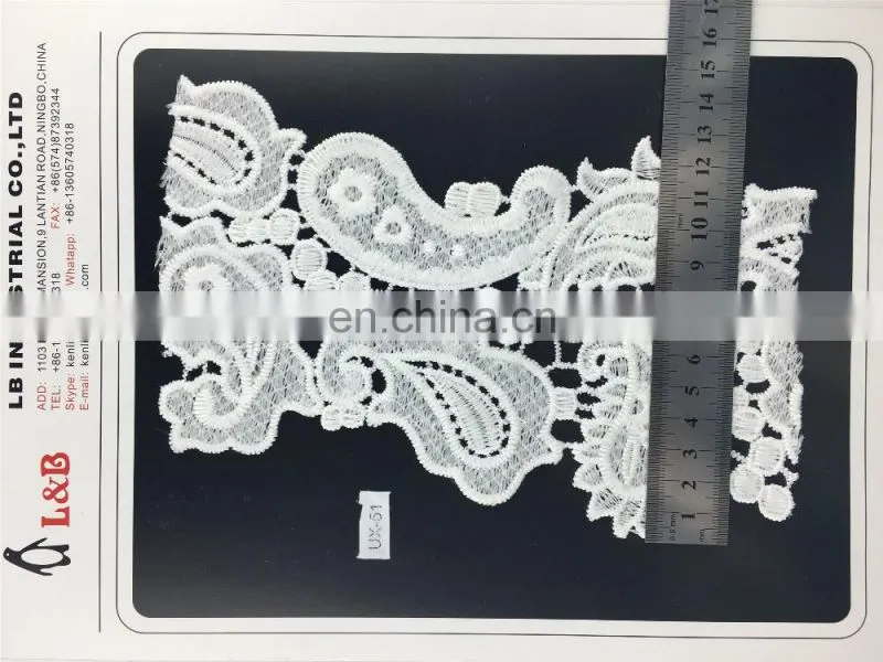 fashion 2016 milk silk embroidery lace trimmings fancy embroidery lace trim,embroidered bridal lace trim