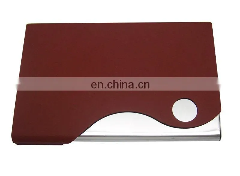 anodized metal name card case