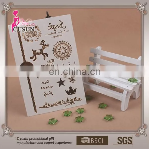 NEW Metallic Gold Silver Temporary Tattoos Jewelry Flash body Bling Stickers