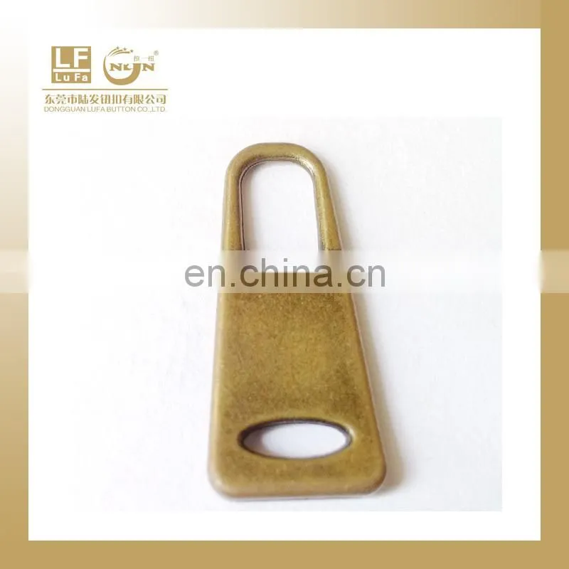 customized designer metal zipper pull