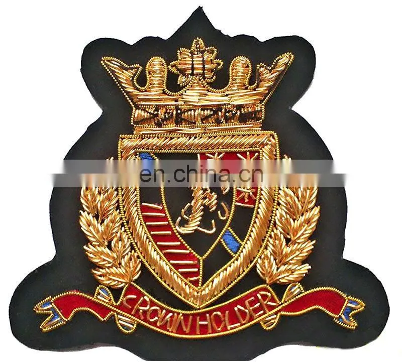 Brilliant high quality new arrival fashion embroidery badges embroidery patch for decoration