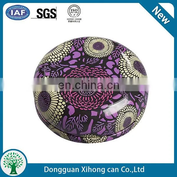 Top packaging printed seamless custom tin box