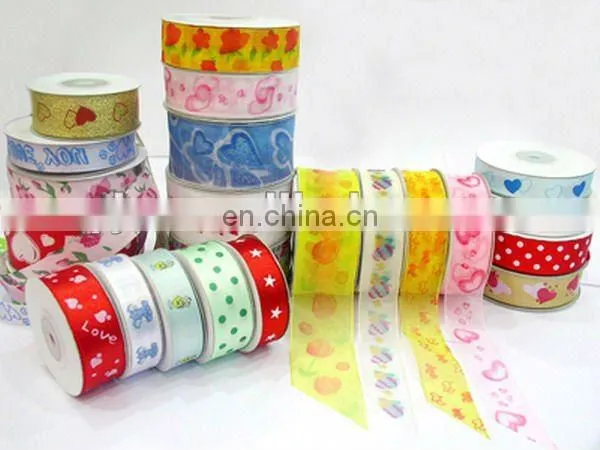 polyester fabric ribbon plain high quality