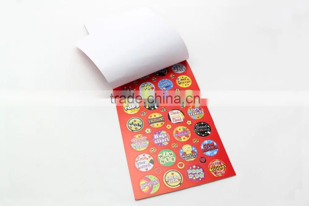 removable paper sticker book