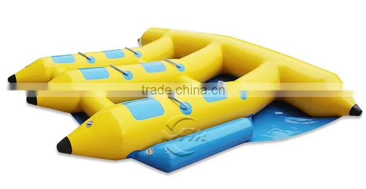 high quality 0.9mmPVC inflatable flying towables flying fish