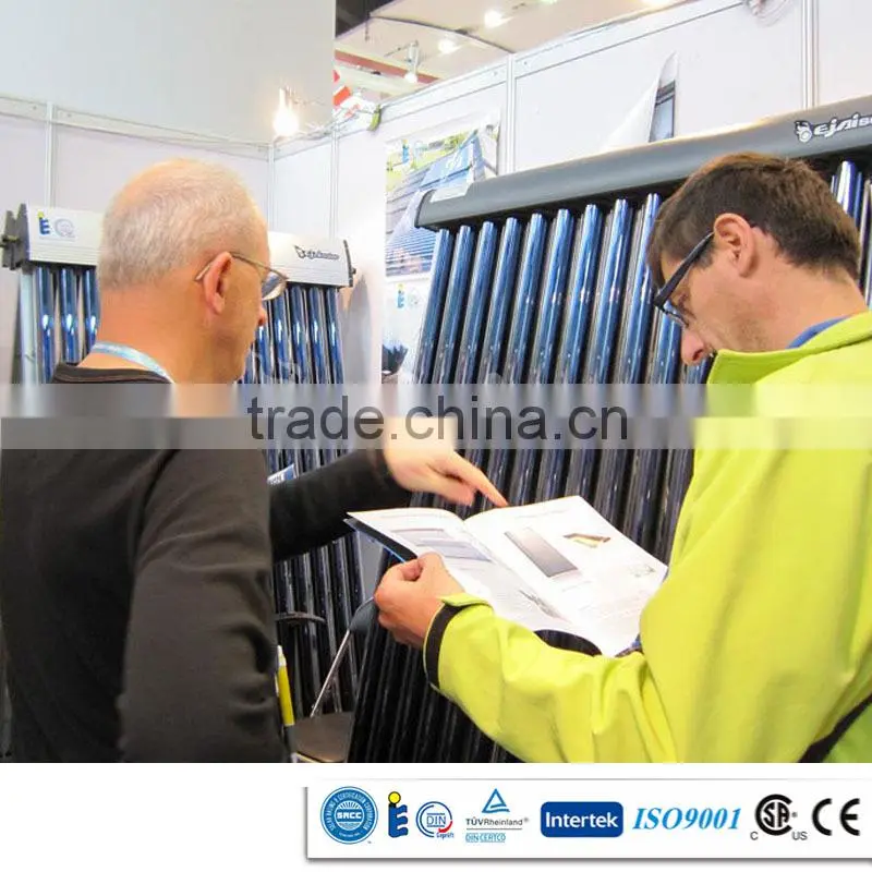 Green energy instant hot water vacuum tube solar collector for resort ( CE, CCC, ISO9001, SRCC, Solar Keymark, CSA-F378 )