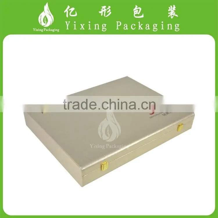 Custom Material Wooden Covered With Suede PU Leather Cosmetic Gift Storage Box