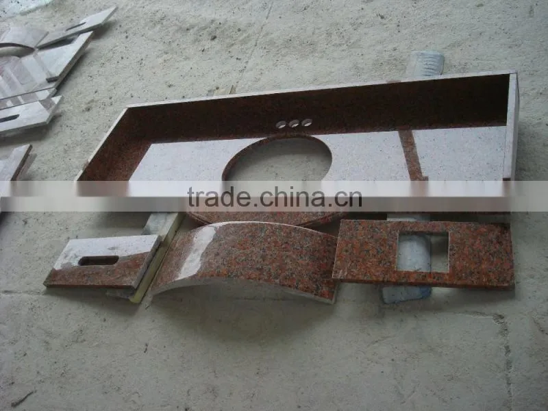 Custom Made Granite Vanity Tops for hospitality project