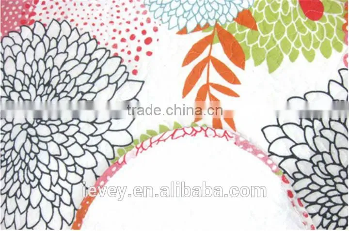 China factory cotton fancy design high quality best price romantic bedspread